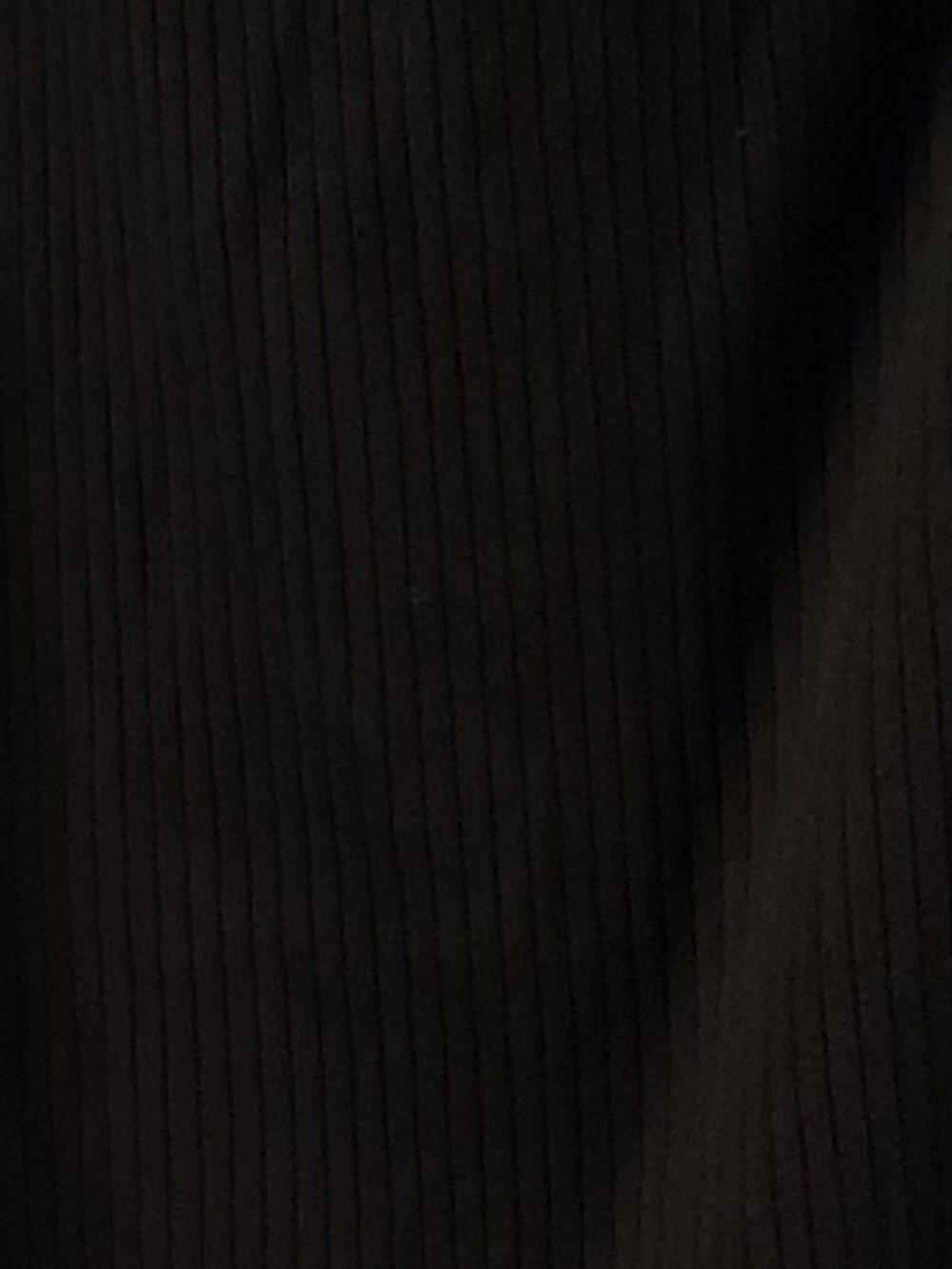 GAP Black One-Shoulder Ribbed Midi Dress - Picture 4 of 6